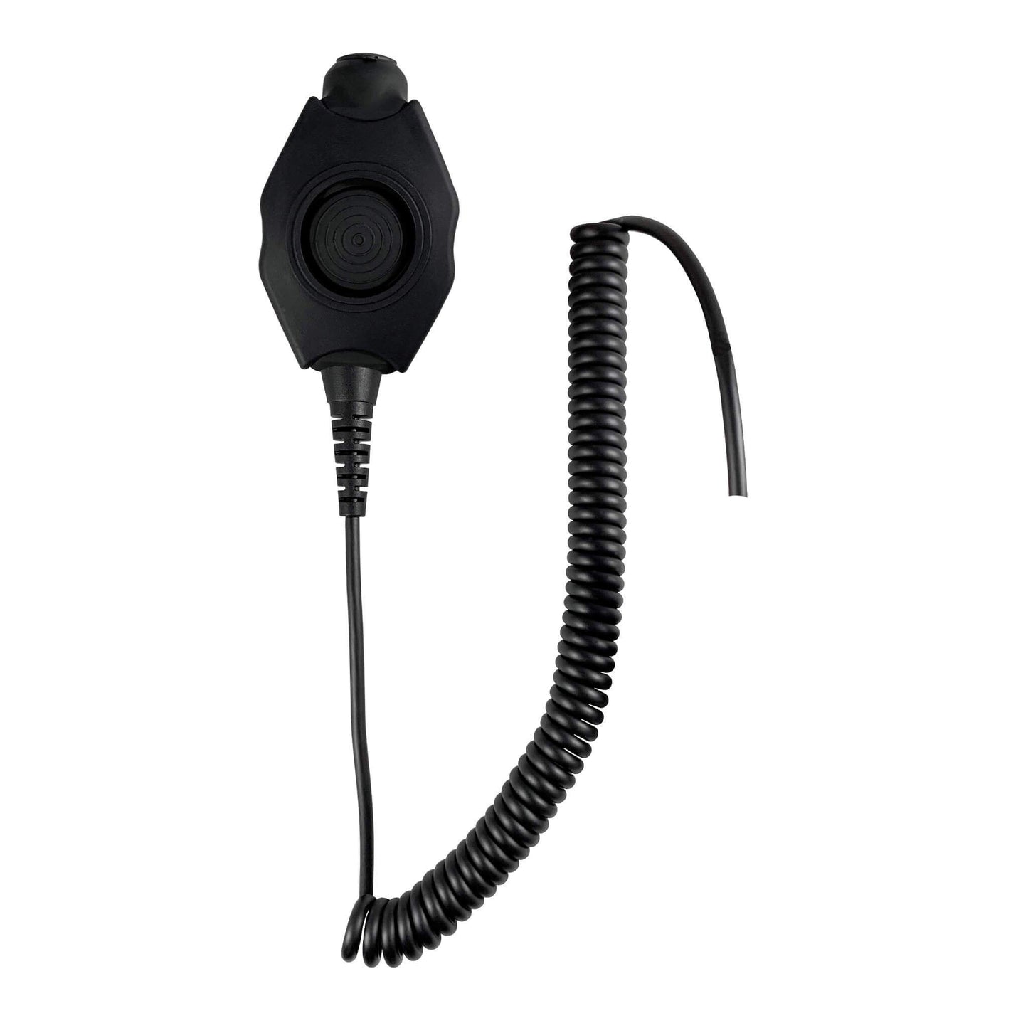 PolTact V1 Tactical Comms Headset w/ Active Hearing Protection - Harris/Thales/Tri- PRC, Falcon Series, MBITR Series, (NATO U229/U329 Connector)