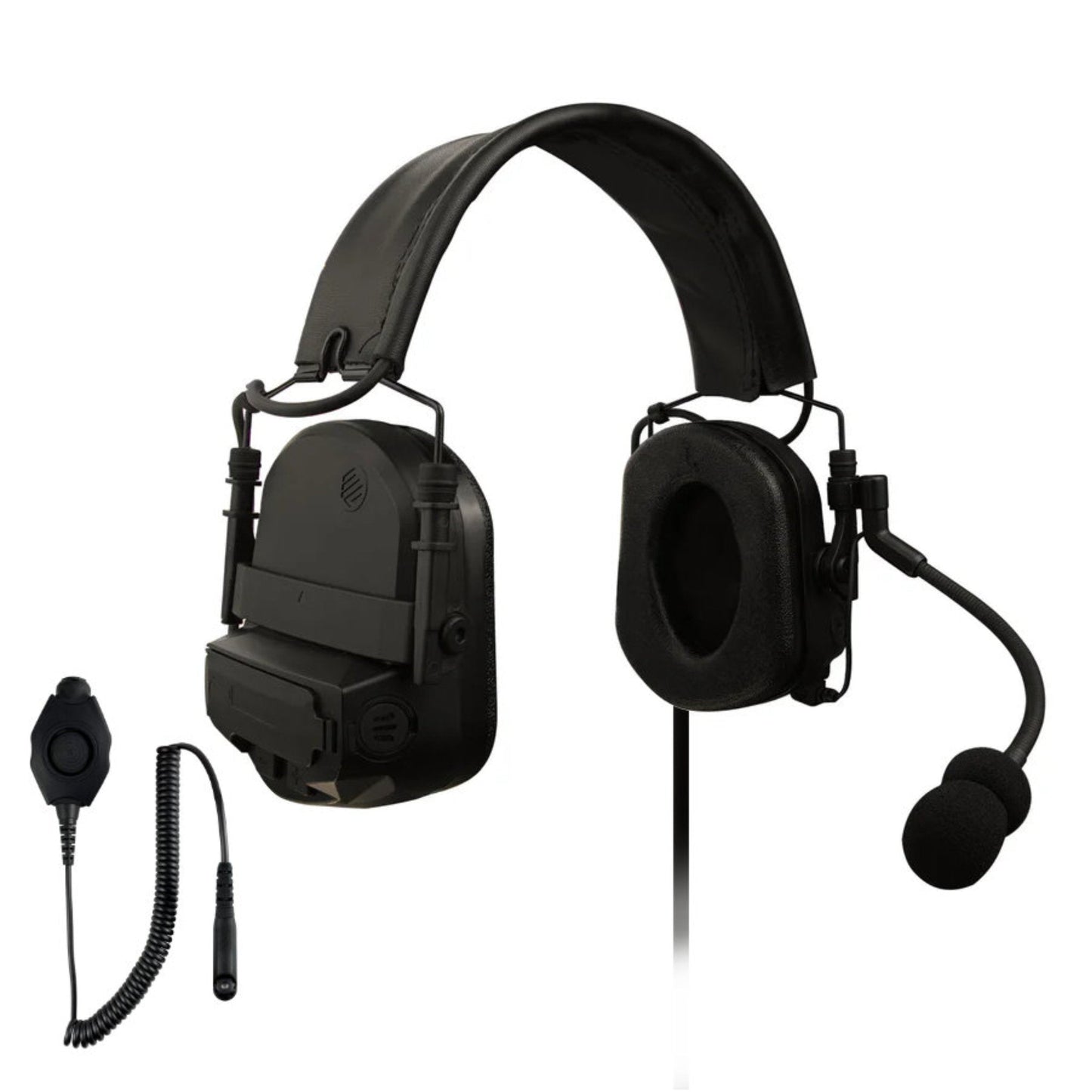 PolTact V2 Tactical Comms Helmet Headset w/ Active Hearing Protection - Motorola R7, MXP600, ION & N Series