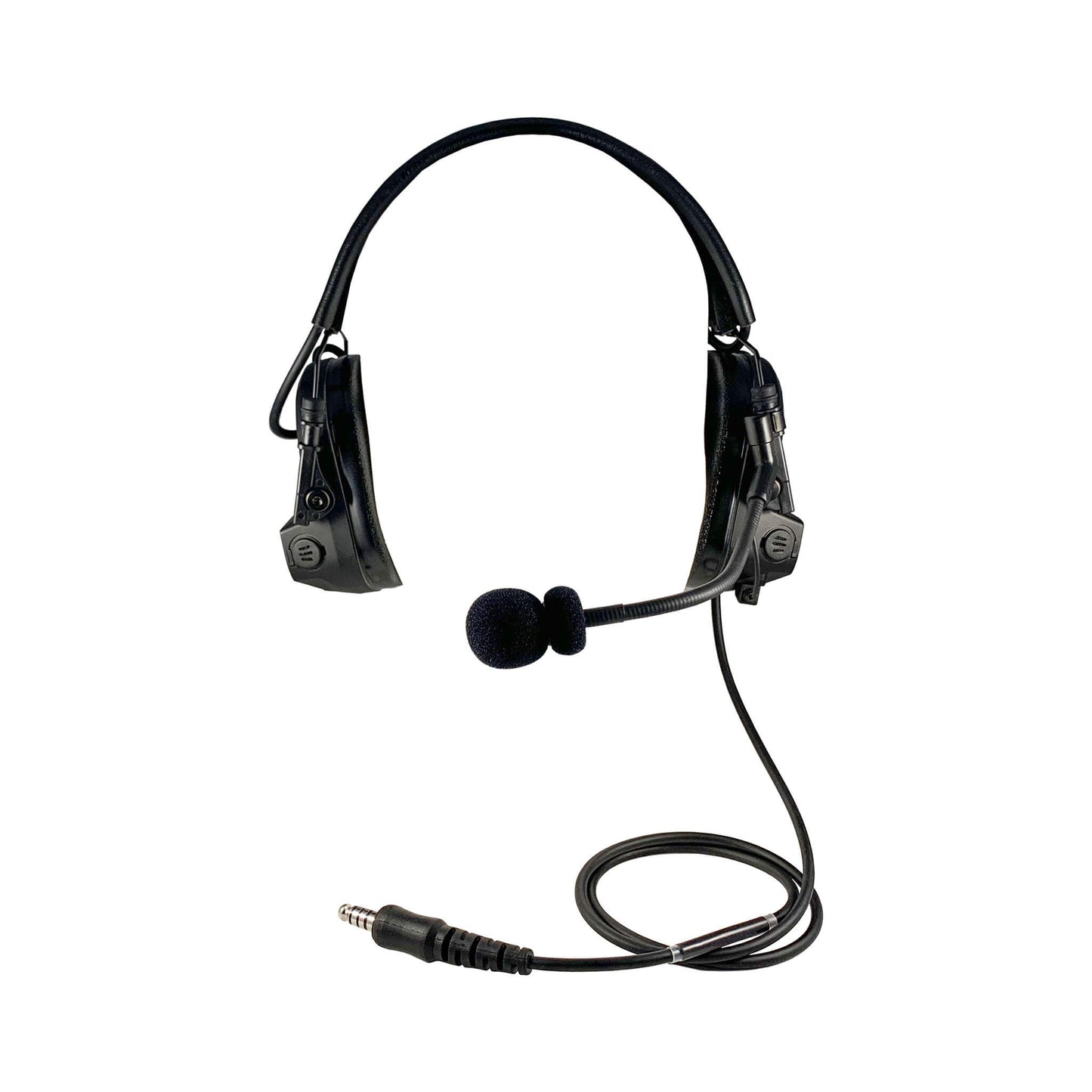PolTact V1 Tactical Comms Headset w/ Active Hearing Protection - All Kenwood Multi-Pin TK & NX Series