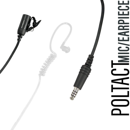 Tactical Mic / Earpiece / TP-120/U174 Connector Kit - NATO Wired, No PTT Adapter