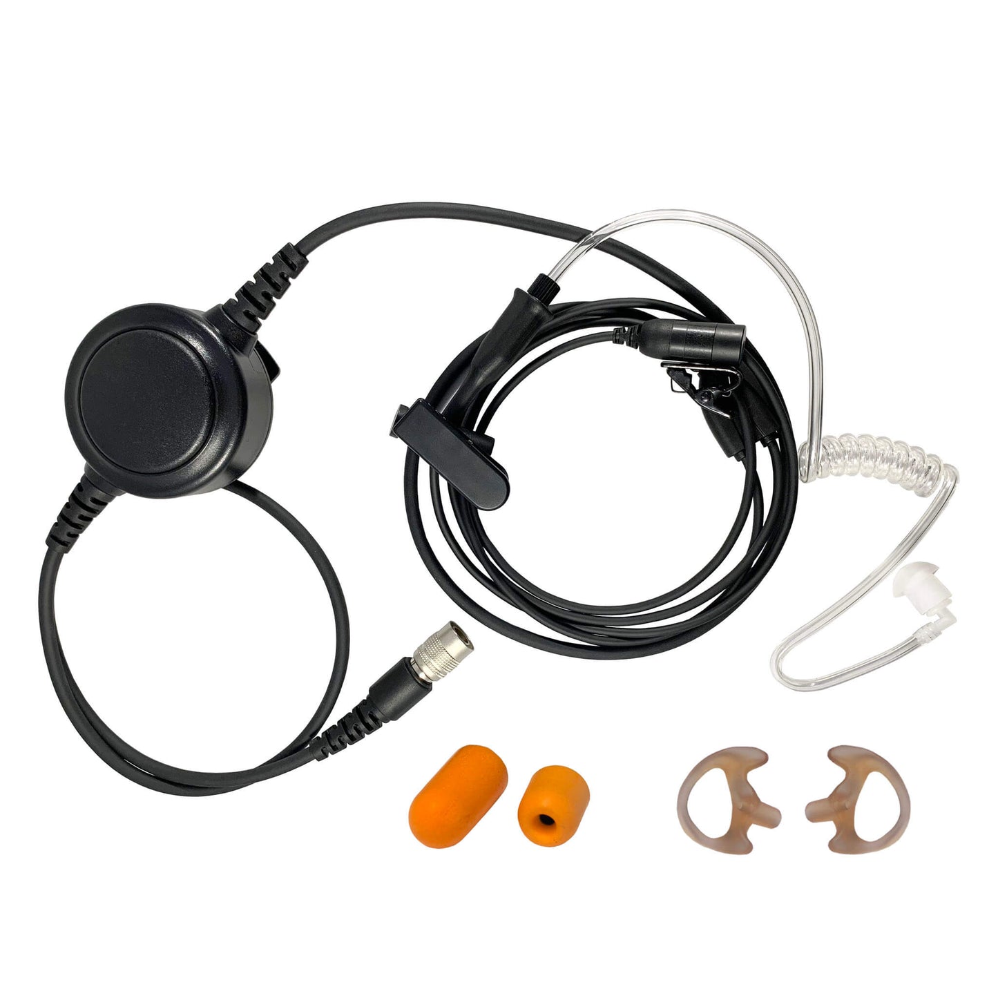 Tactical Mic / Earpiece / PTT Kit With Quick Disconnect (Hirose) Connector - Motorola XTS Series, HT/JT1000, MT/MTS2000, MTX838/900/8000/9000, PR1500 & More