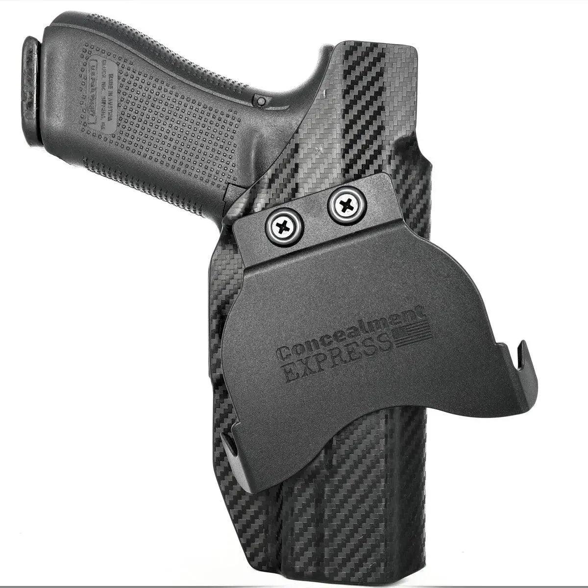Paddle Holster fits: Glock 17 22 31 (Optic Ready)