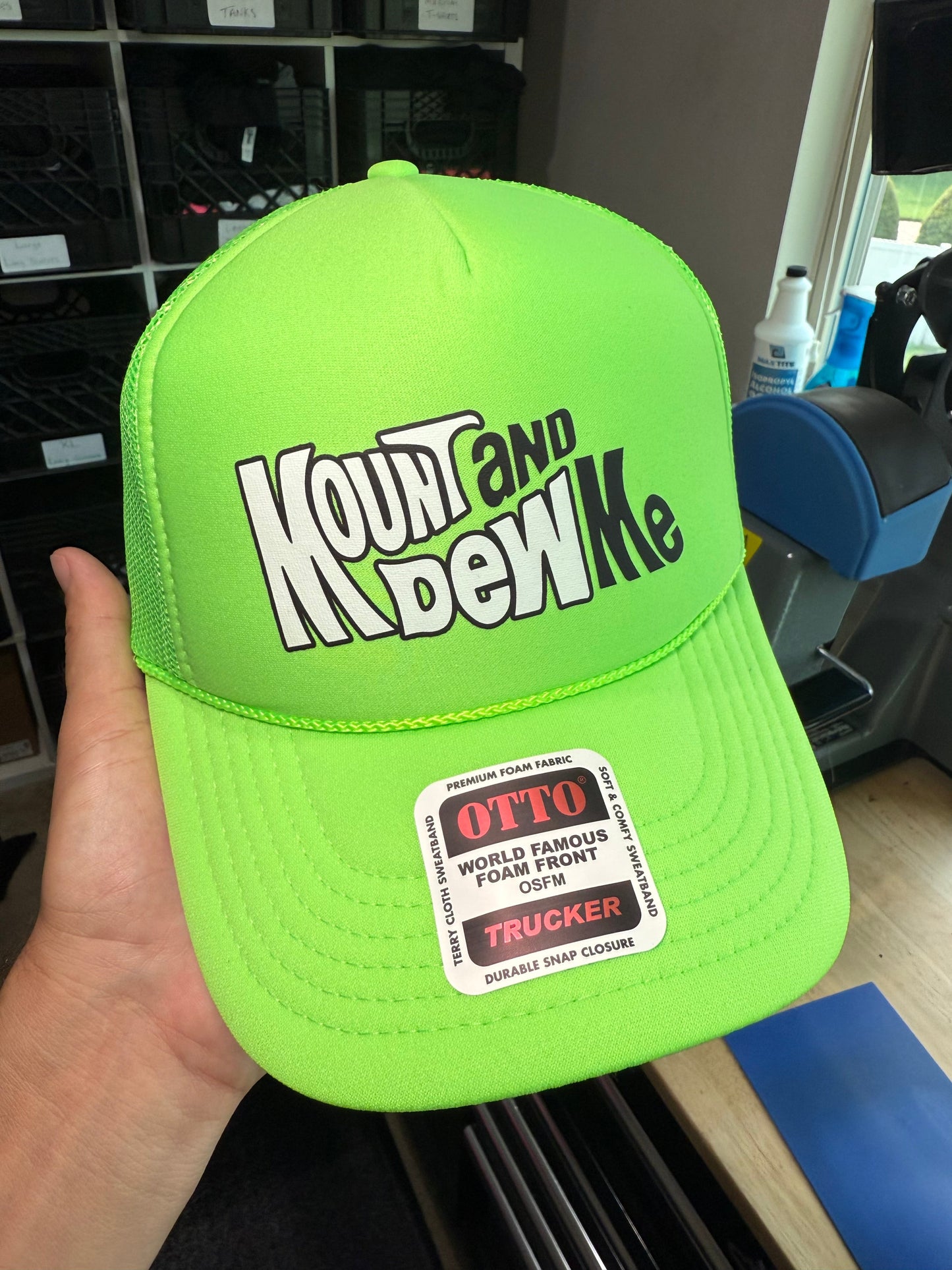 Mount and Dew Me Trucker Hat
