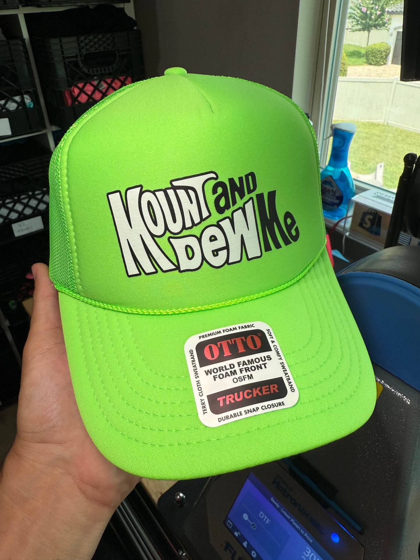 Mount and Dew Me Trucker Hat