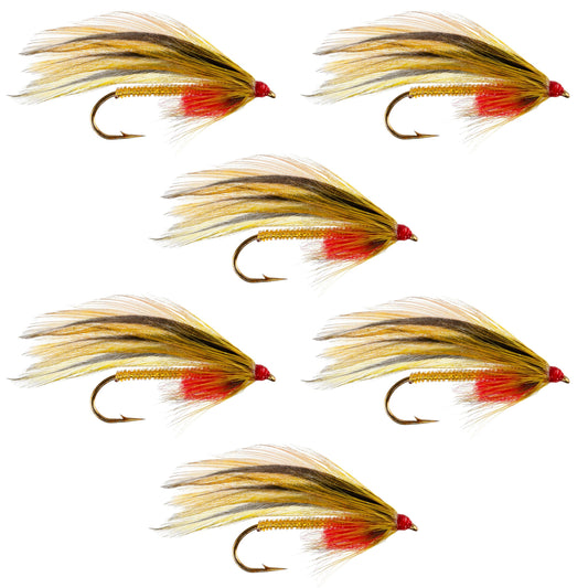 Platte River Special Classic Streamer Flies - Set of 6- Hook Size 4