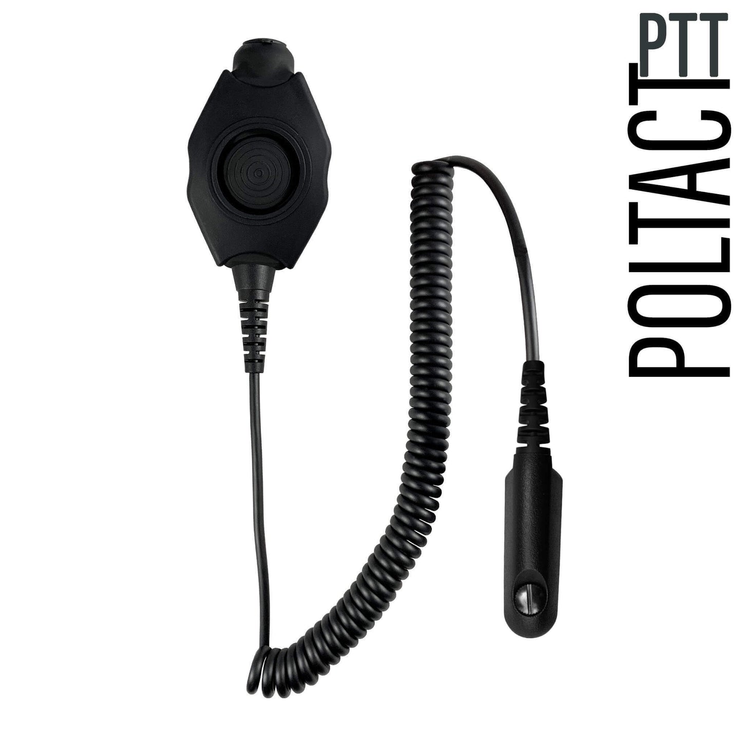 PolTact V1 Tactical Comms Headset w/ Active Hearing Protection - Motorola: HT750/1250/1550, MTX850/950/960/8250/9250, PR860 & More