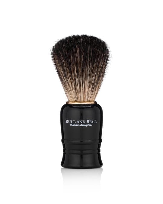 Pure Badger Shaving Brush (White or Black) - by Bull and Bell Premium Supply Co.