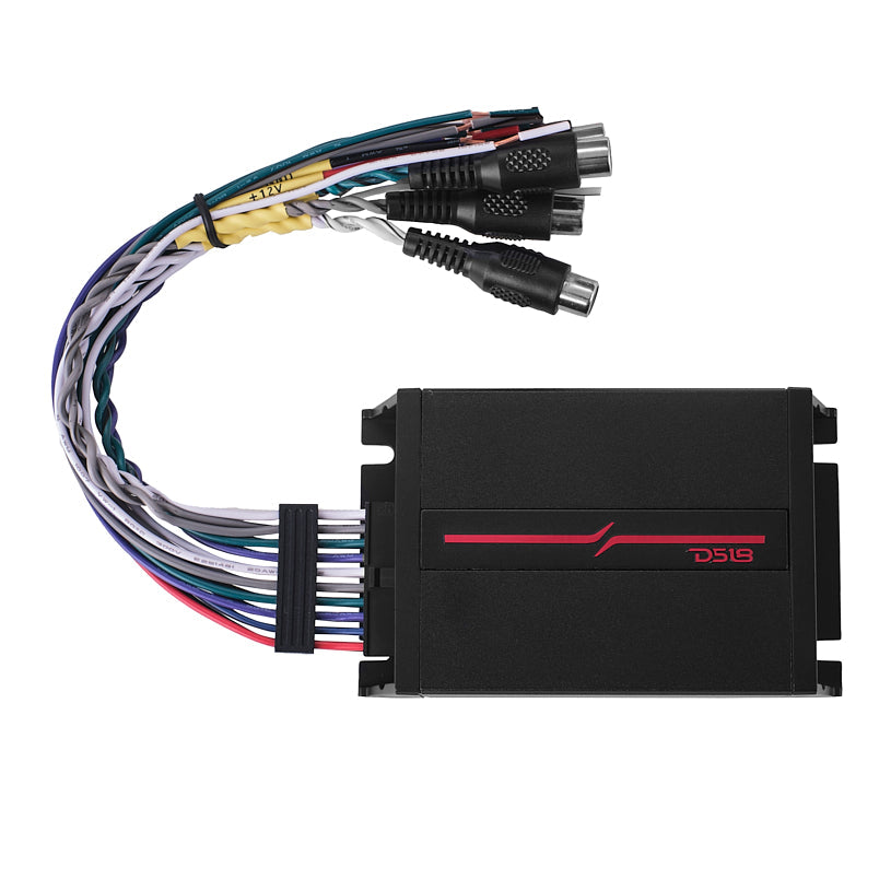 4-Channel Lossless Audio Line Output Converter with Auto Turn-On And Speaker Emulator