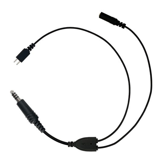 Respirator Mask PTT Kit- Yaesu 2 Pin: FT-65, FT25, FT-4XR, FT-4VR