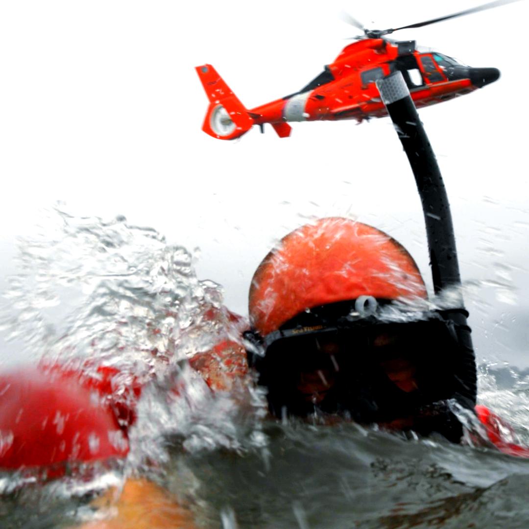 USCG Rescue Swimmer Dive Mask and Snorkel Combo