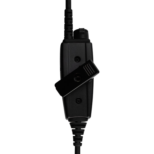 Low Profile Radio PTT for Tactical Headset w/ Quick Disconnect (Hirose): NATO/Military Wiring, Gentex, Ops-Core, OTTO, Select Peltor Models, Helicopter - Replacement/Upgrade - No Adapter