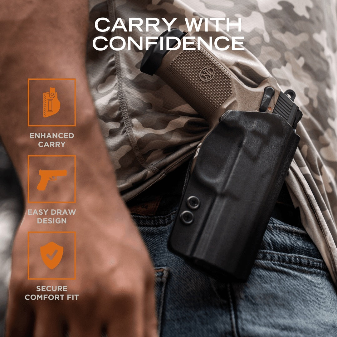 Paddle Holster fits: Glock 43X TLR6