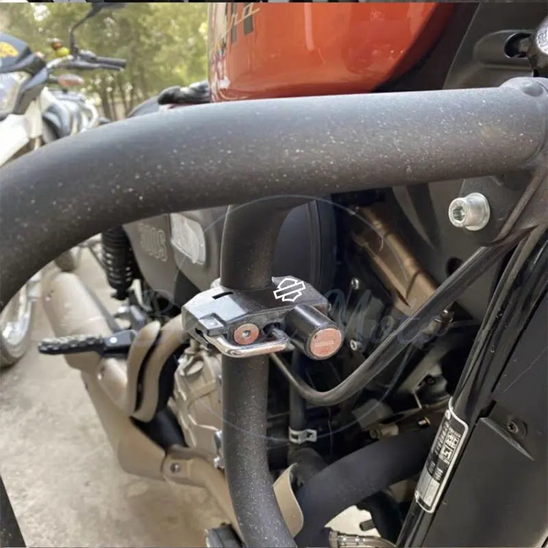 Motorcycle Helmet Lock Anti-theft Security Safety For Handlebar