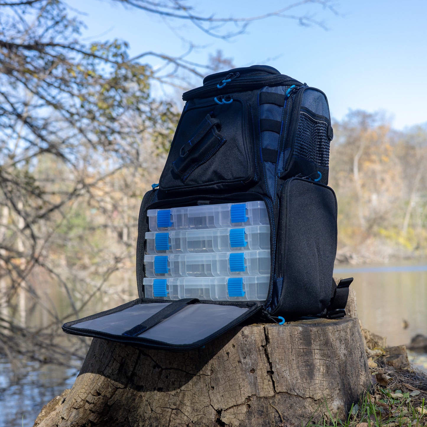 Reaction Tackle Fishing Tackle Backpack- Trays included