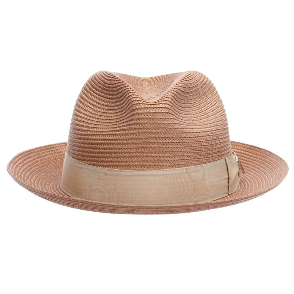 Stacy Adams Moore - Straw Fedora Hat