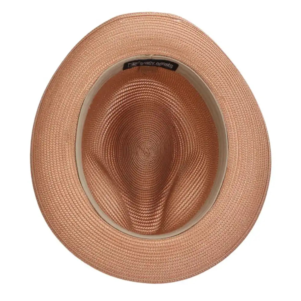 Stacy Adams Moore - Straw Fedora Hat