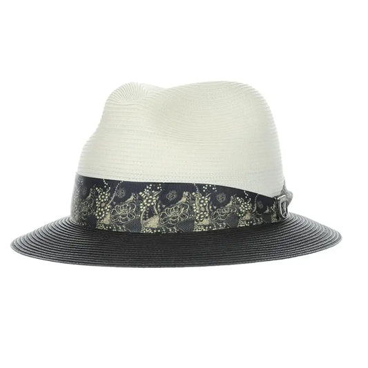 Stacy Adams Haring - Straw Fedora Hat