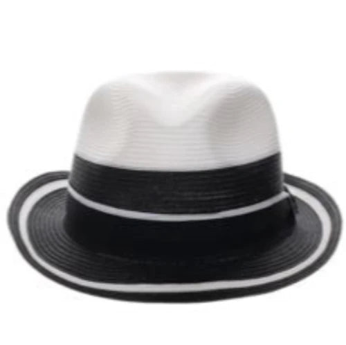 Stacy Adams Rodano - Straw Fedora Hat