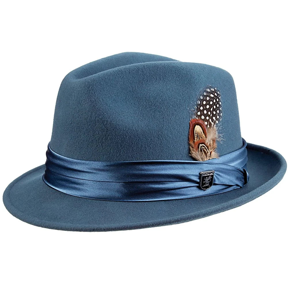 Stacy Adams Johnston - Soft Wool Felt Fedora Hat