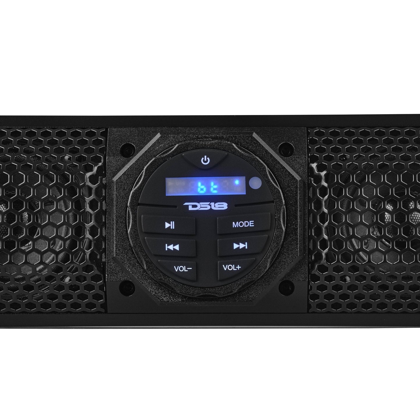 24" Marine Sound Bar Speaker System, 6 Speakers 600 Watts, Bluetooth® v5.0, Rotating Control Panel