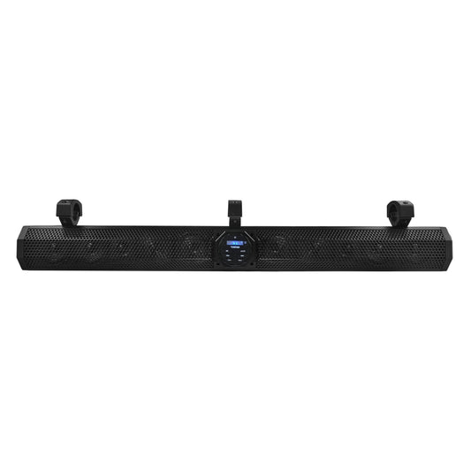 37" Marine Sound Bar Speaker System, 10 Speakers 1200 Watts, Bluetooth® v5.0, Rotating Control Panel