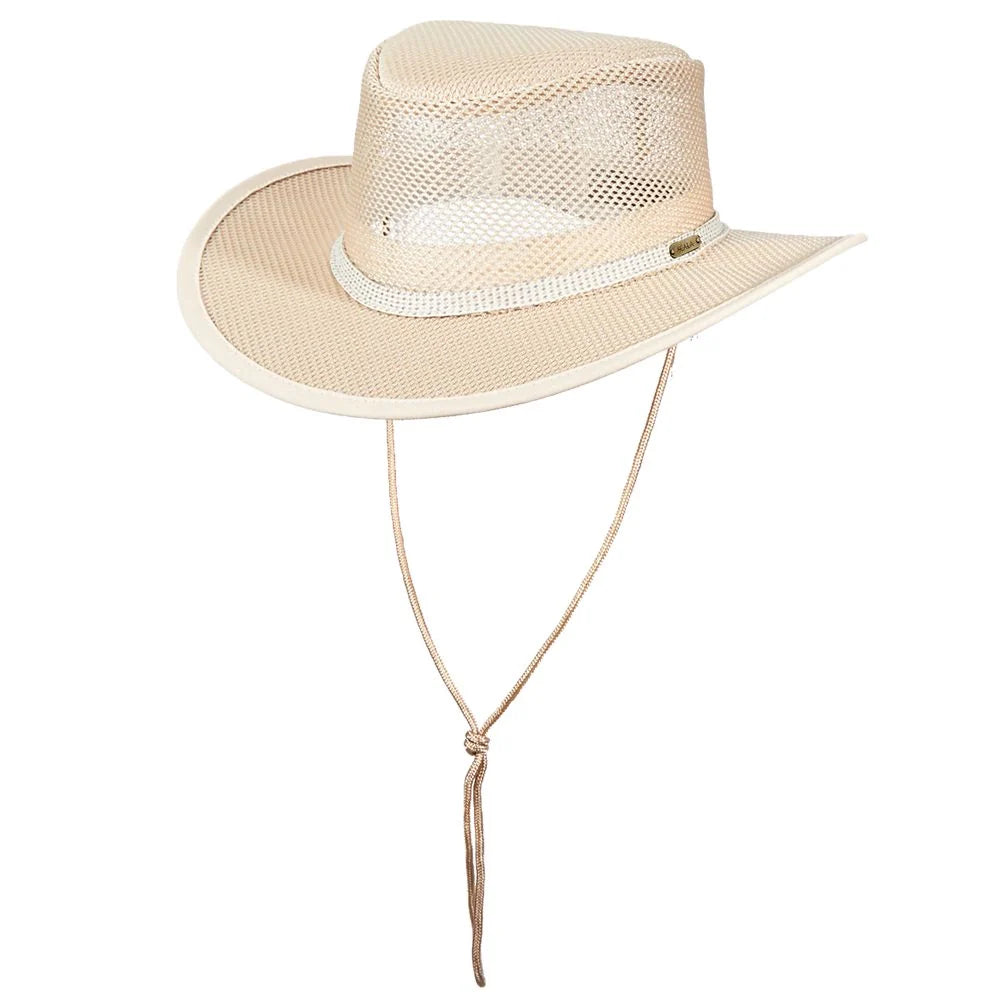 Scala Grand Canyon - Mesh Covered Nylon Australian Outback Hat