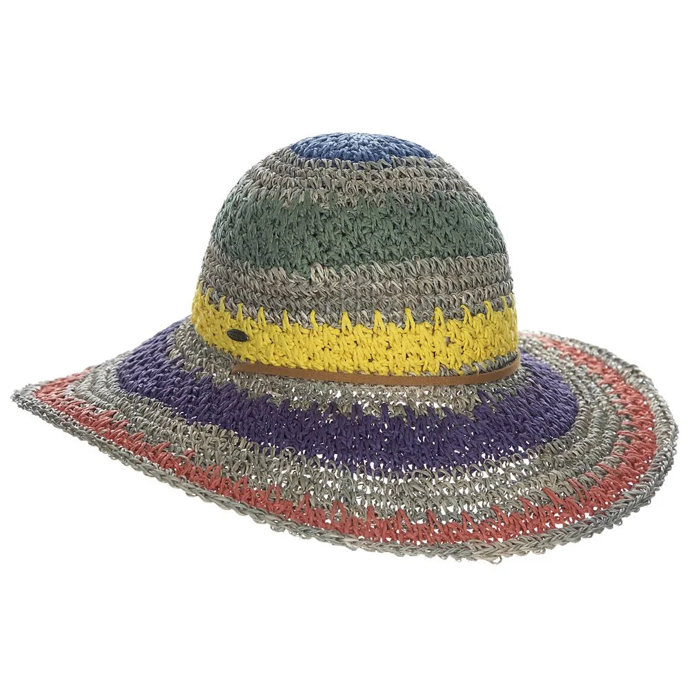 Scala Eldoris - Crocheted Straw Sun Hat