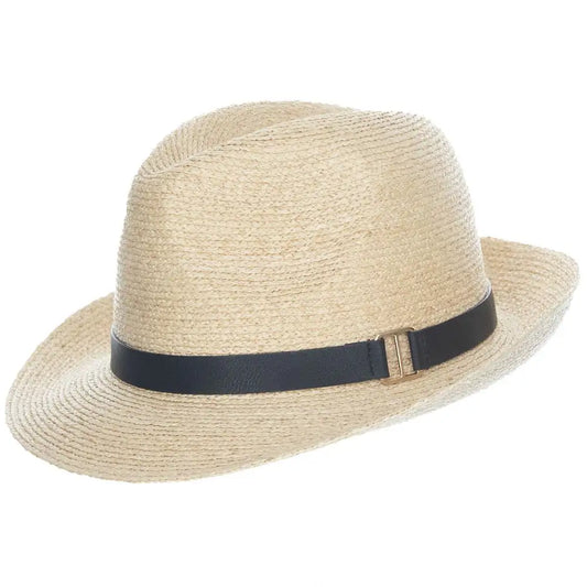 Scala Lena - Women's Raffia Straw Fedora Hat