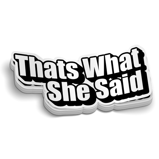 Thats What She Said Sticker