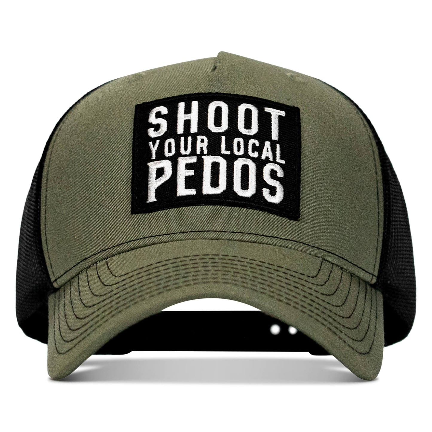 Shoot Your Local Pedos Patch Snapback