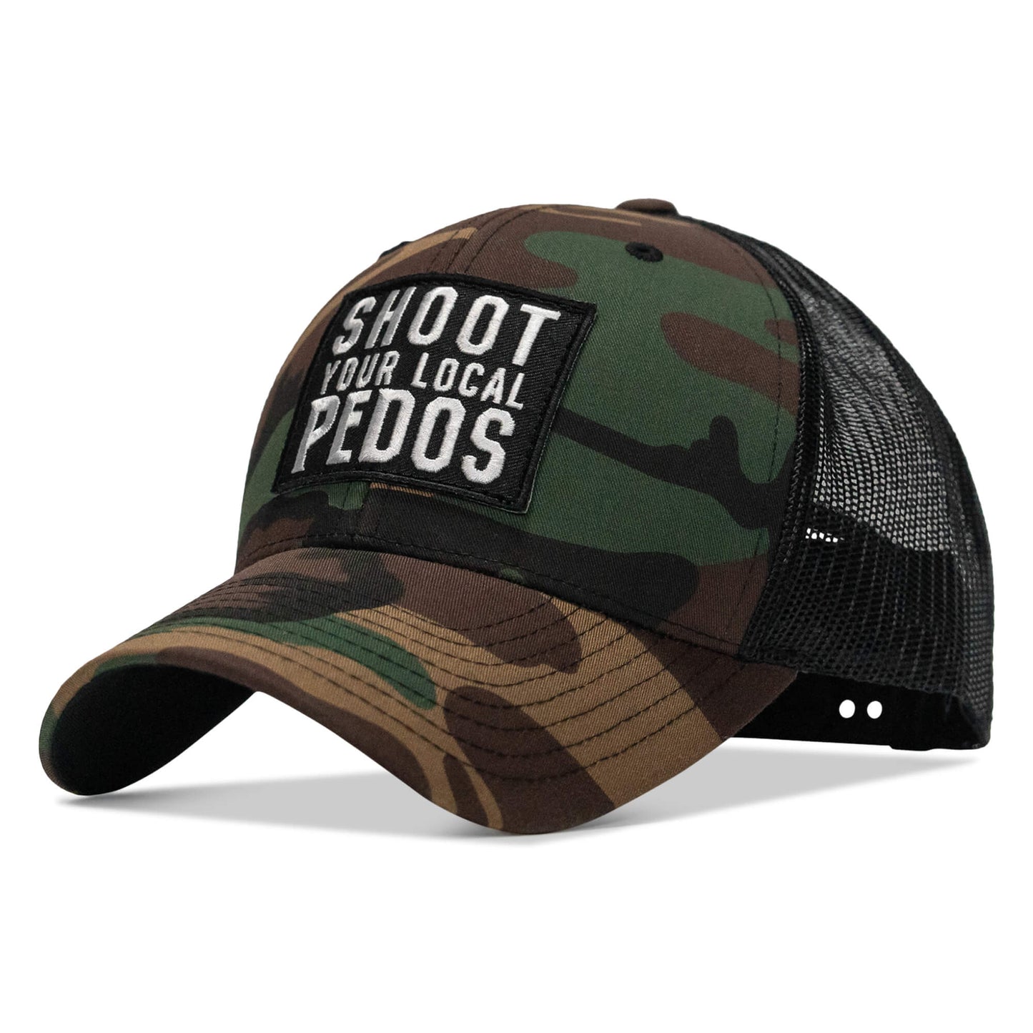 Shoot Your Local Pedos Patch Snapback