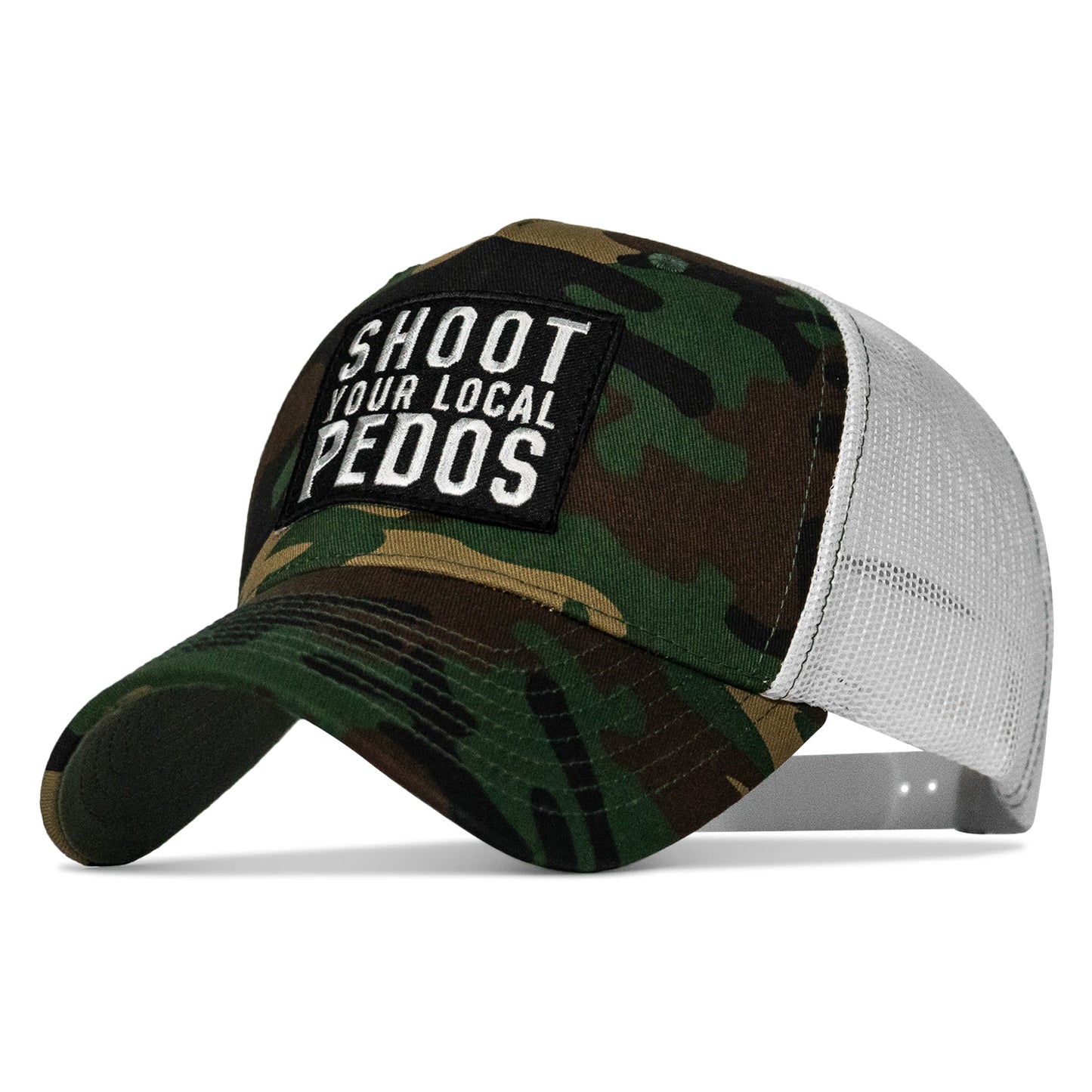Shoot Your Local Pedos Patch Snapback