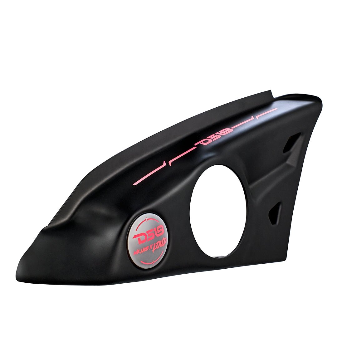Polaris Slingshot Arm Rest Empty Enclosure With Digital Led Lights fits 2 x 6.5" Speakers  | 2015 - Current