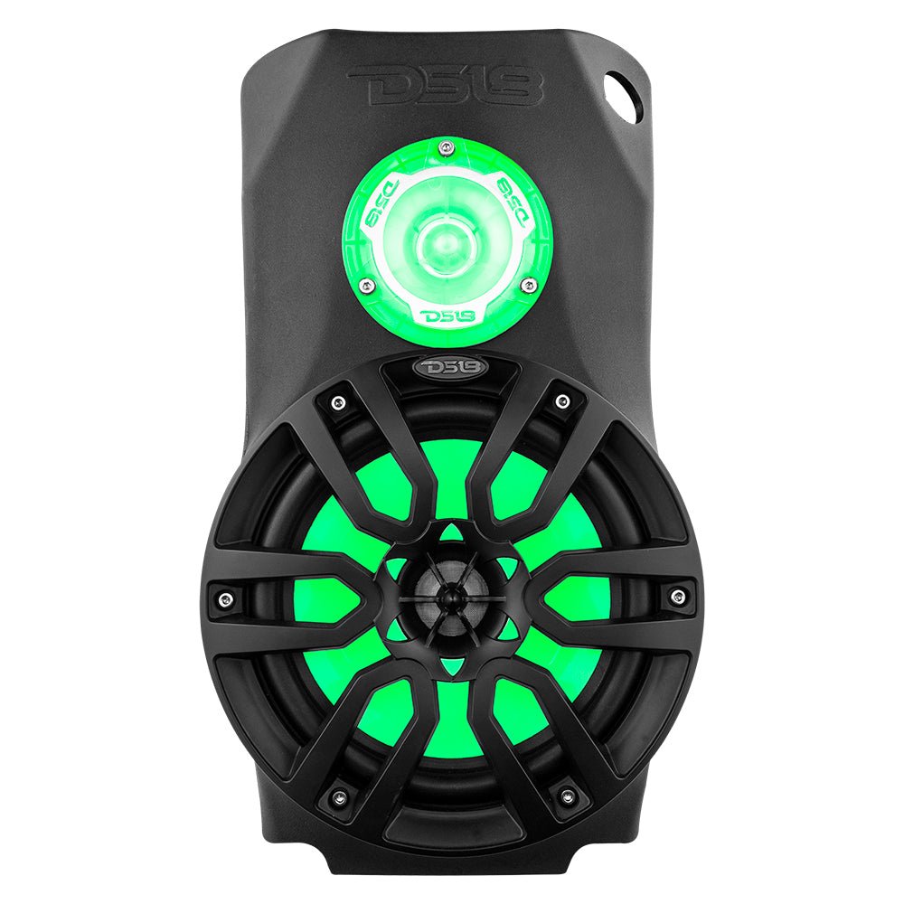 Polaris Slingshot Water Fall Center Console 1 X 8" Enclosure With NXL-8/BK and PRO-TW1L | 2015 - 2019