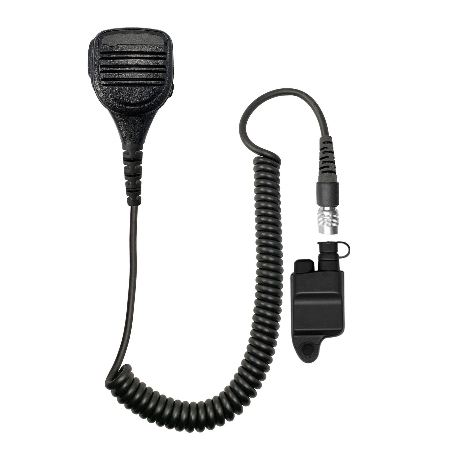 Loud Quick Disconnect (Hirose) Speaker Hand Mic- Harris: All P5300 P5400 P5500 P7300 Series, XG-15/25/75, XL-45, XL-95 & More