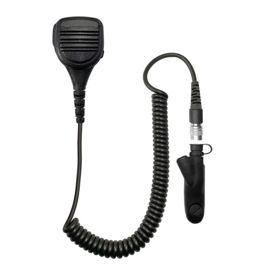 Loud Quick Disconnect (Hirose) Speaker Hand Mic - Motorola: HT750/1250/1550, MTX850/950/960/8250/9250, PR860 & More