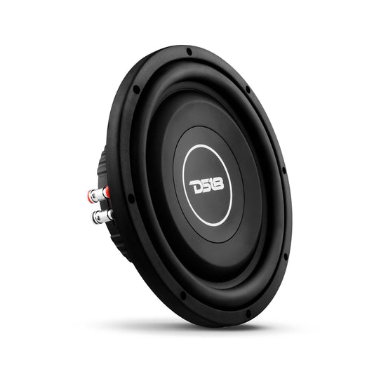 SRW Shallow-Mount 10" Subwoofer 200 Watts Rms DVC 4-Ohm