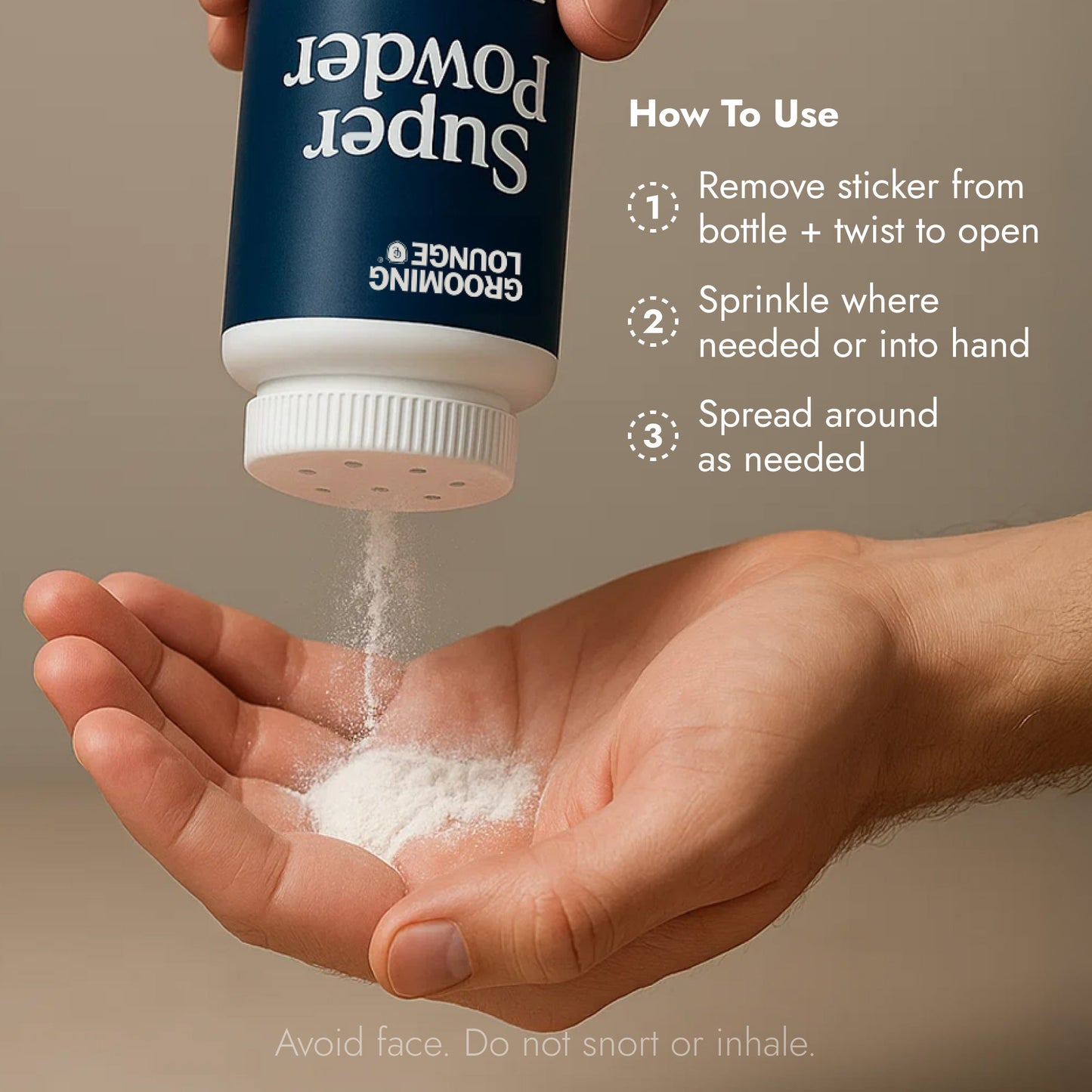 Grooming Lounge Super Powder - Best Body & Ball Powder For Men