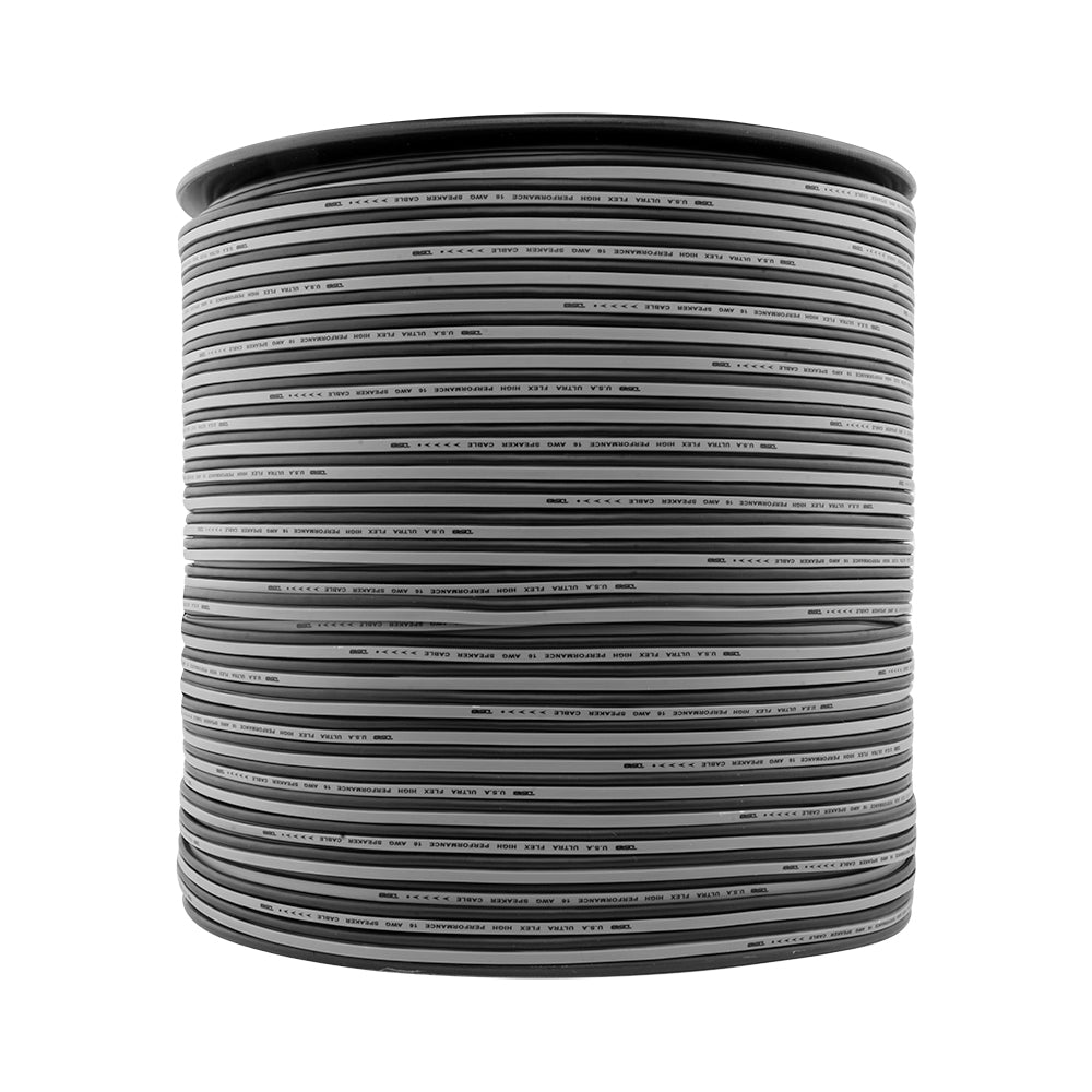 16-GA Speaker Wire 1000 Feet -Silver and Black