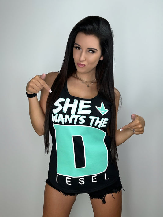 She Wants the Diesel Tank