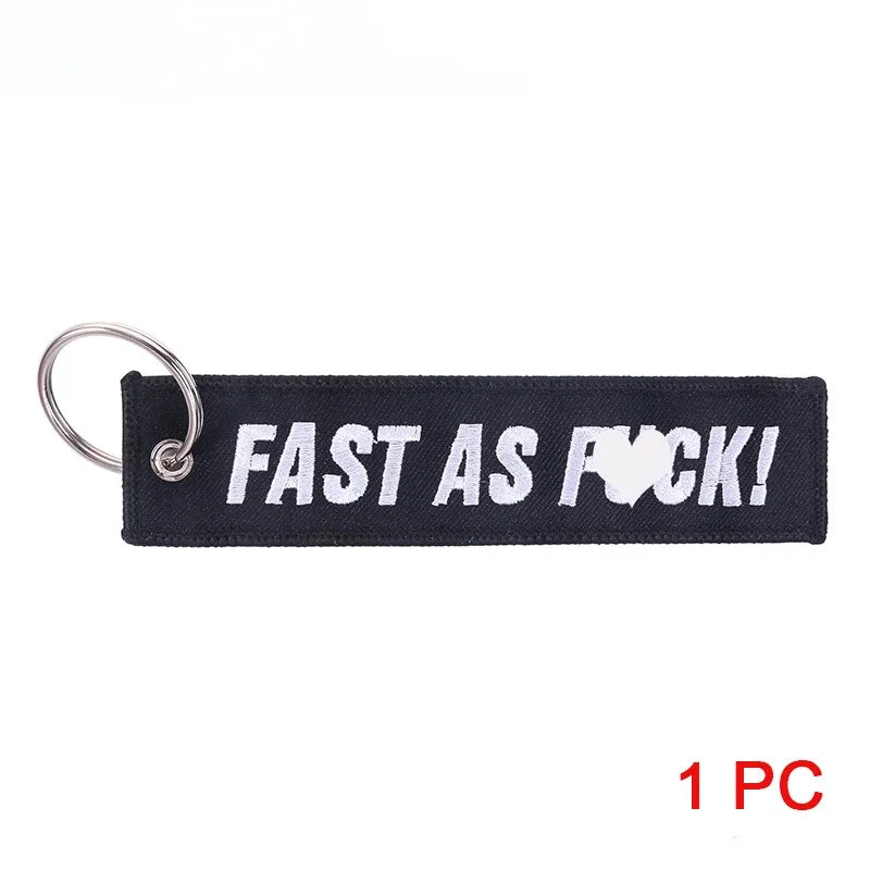 Fast As F*ck - Motorcycle Keychain