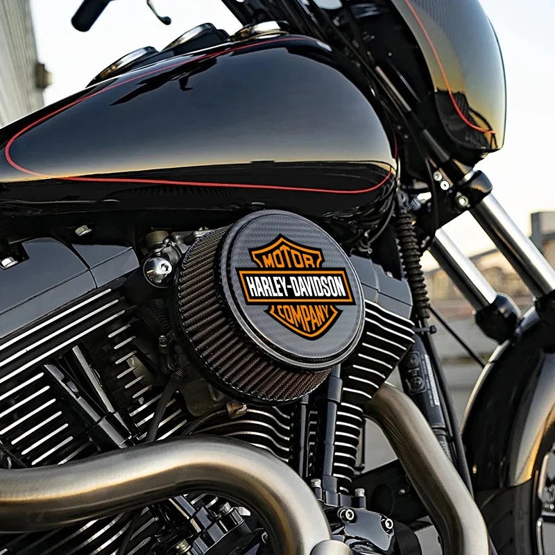 2pcs Motorcycle LOGO Tank Decal Motor Oil Cover Stickers
