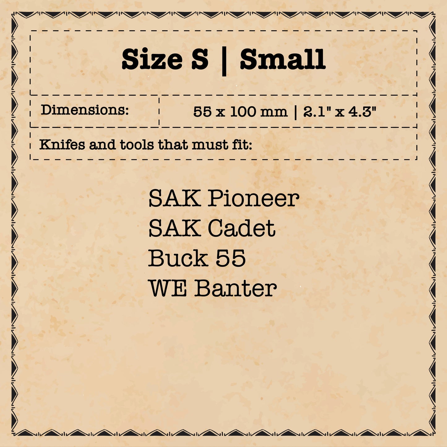 Knife Sheath - Sailor | Leather EDC | Pocket Knife Holder