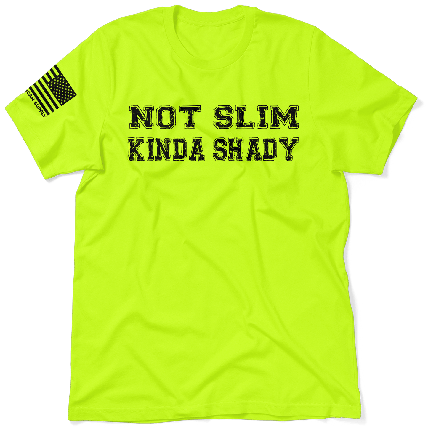 Slim Shady - Safety Yellow T-Shirt