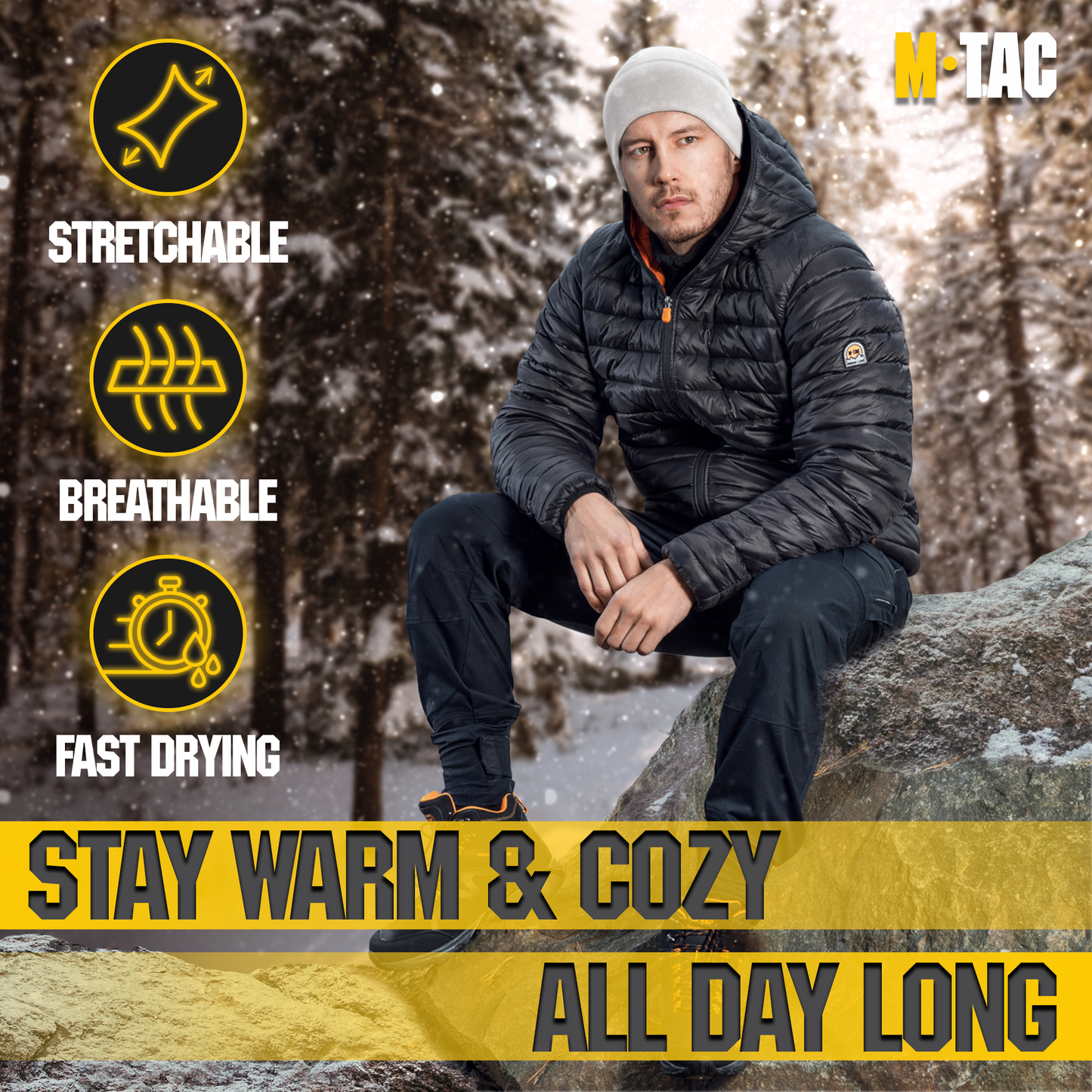 M-Tac Watch Cap Fleece with Slimtex (320 g/m2)