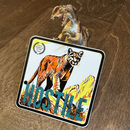 Sticker: Mountain Lion - Hostile