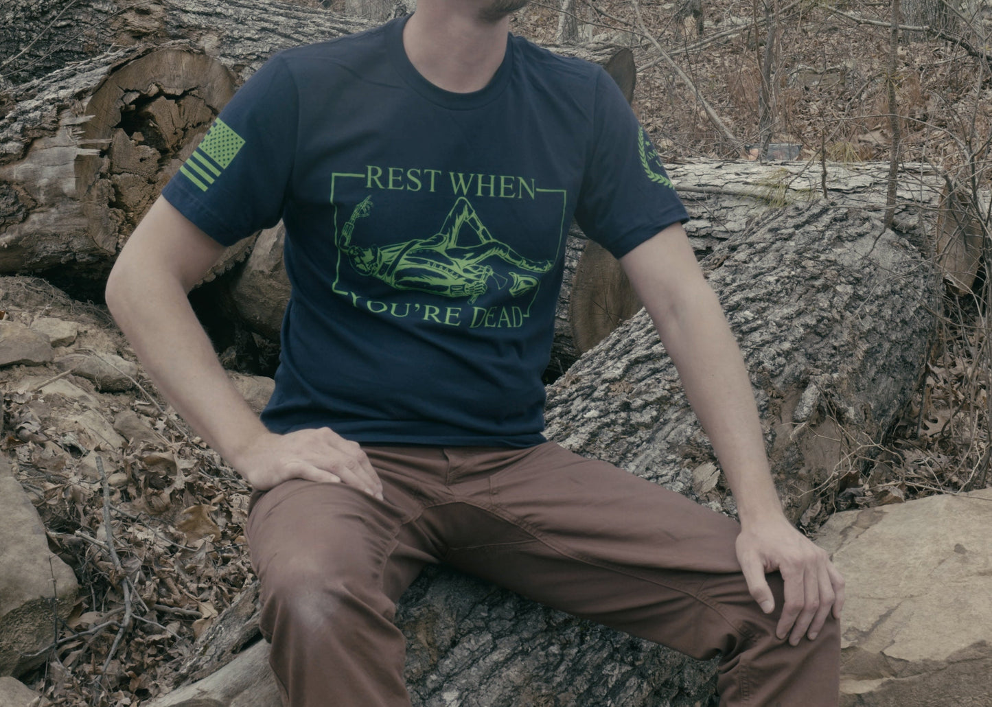 T-Shirt: Rest When You're Dead