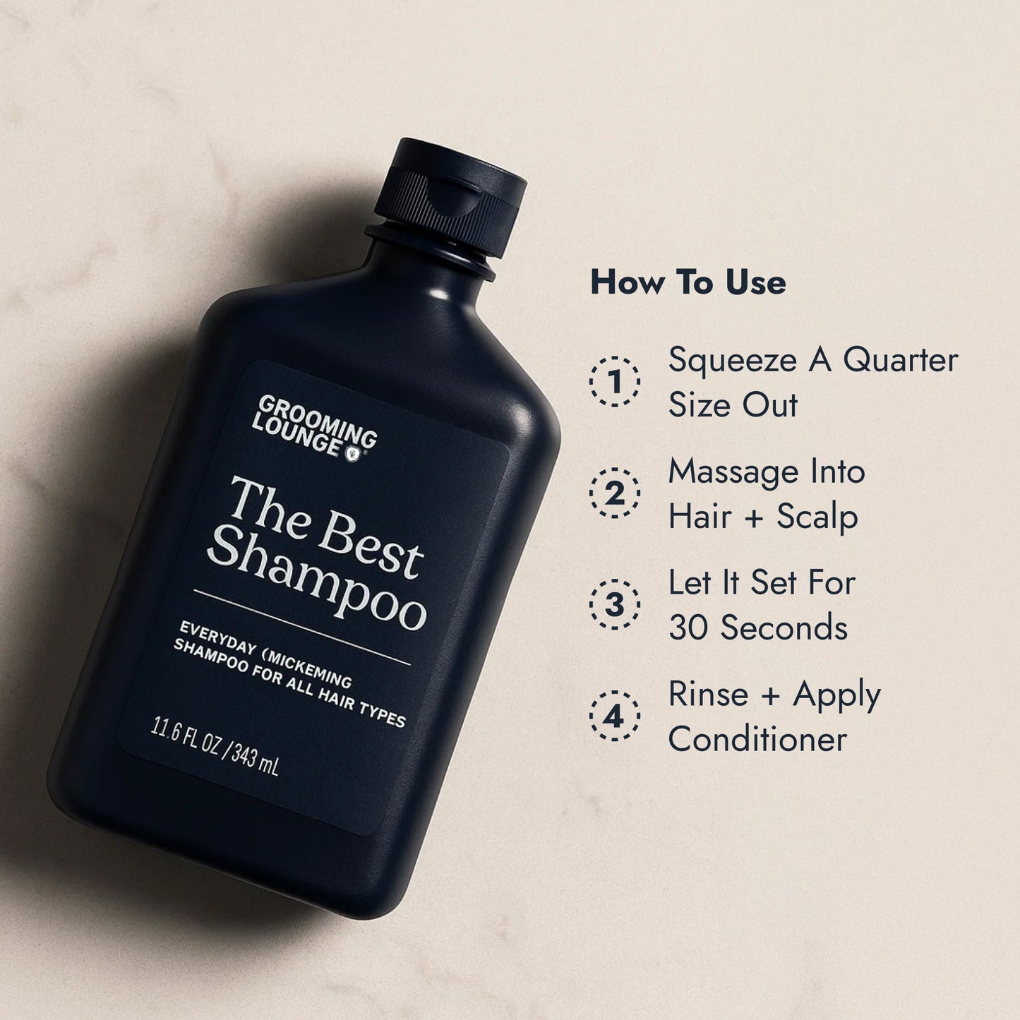 Grooming Lounge The Best Shampoo - Best Men's Shampoo For All Hair Types