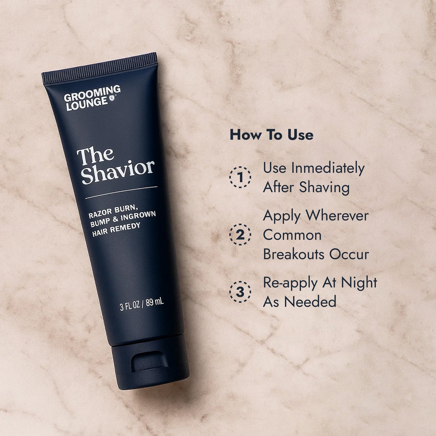 Grooming Lounge The Shavior - Solution For Razor Burn, Bumps & Ingrown Hairs