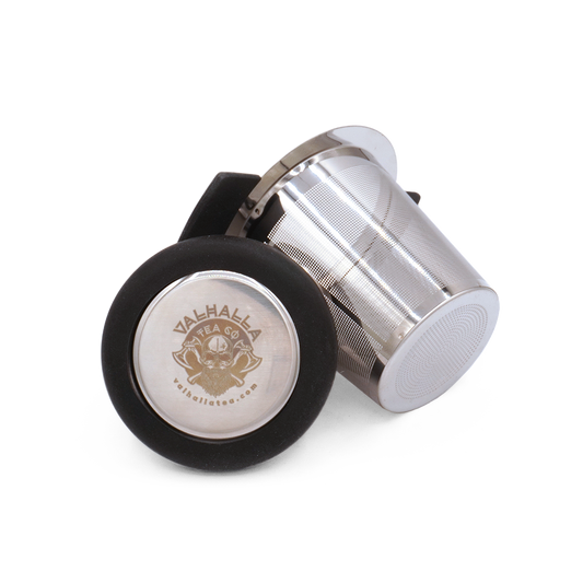 Valhalla Engraved Tea Strainer